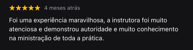 Depoimento de cliente da Yoga Integral no Renascer
